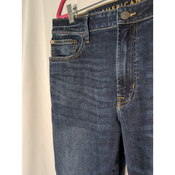 American Eagle Mens NE(X)T Level Flex Dark Indigo Jeans Size 34/34(531) - Picture 2 of 11